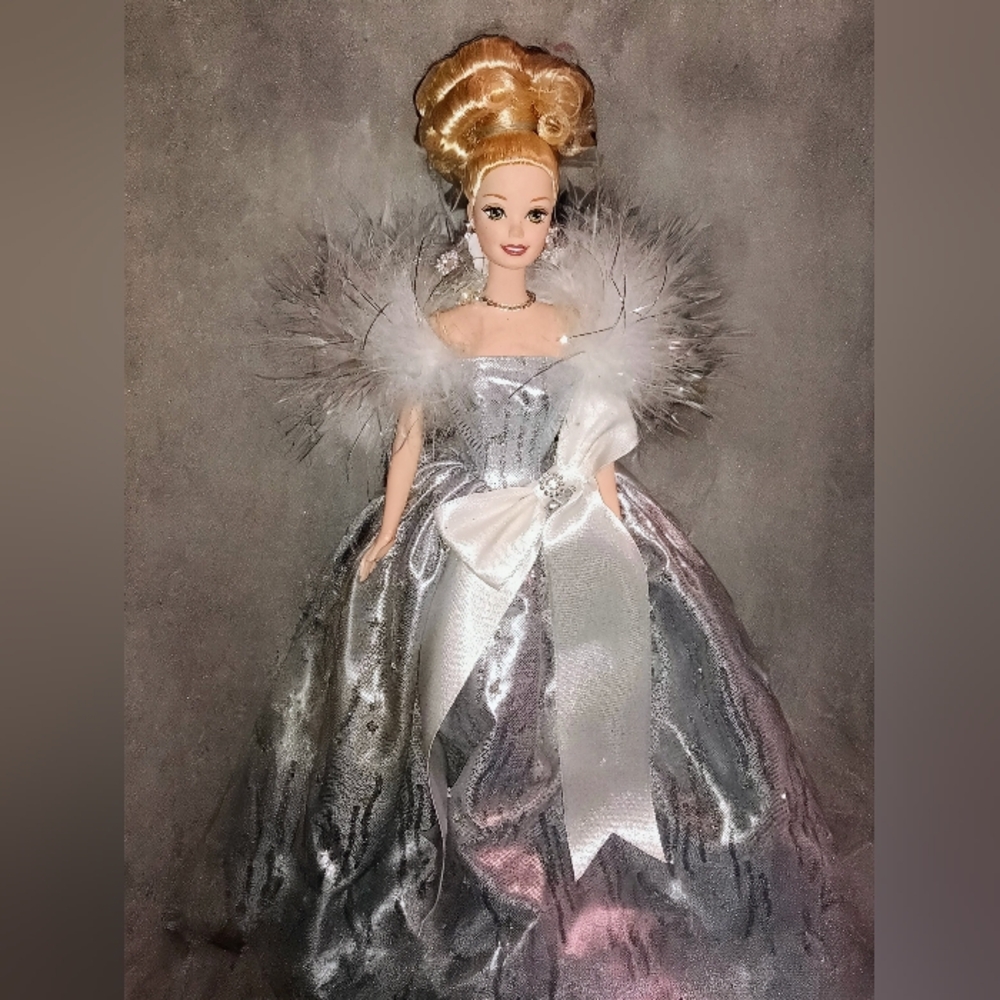 Royal silver barbie doll